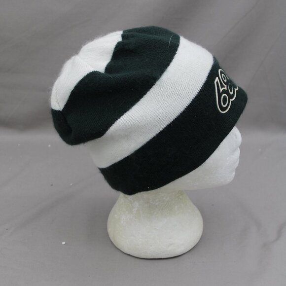 686 Snowboard Toque - Green and White Stripe Pattern - Adult Stretch Fit - Picture 6 of 7